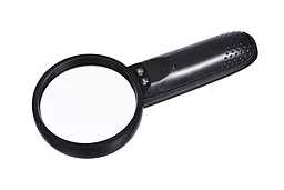 Лупа ручная Magnifier 6B-4A 65мм/4Х с подсветкой - миниатюра 3