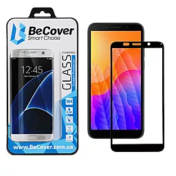 Защитное стекло BeCover Huawei Y5p Black (705035)