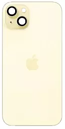 Задняя крышка корпуса Apple iPhone 15 Plus со стеклом камеры Yellow