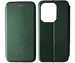 Чехол-книжка Level для Xiaomi Redmi Note 14 4G Global Version Midnight Green
