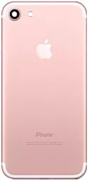 Задняя крышка корпуса Apple iPhone 7 со стеклом камеры Original Rose Gold - фото Задняя крышка корпуса Apple iPhone 7 со стеклом камеры Original Rose Gold