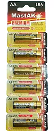 Батарейки MastAK АА / R6 Premium 6шт 1.5 V