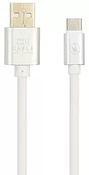 Кабель USB EasyLife Type-C Quick Charge White
