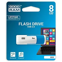 Флешка GooDRam 8GB COLOUR MIX USB 2.0 (UCO2-0080MXR11) - мініатюра 2