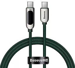 Кабель Baseus Display USB Type-C - Type-C 100w 5a 1м PD cable Green (CATSK-B06) - фото Кабель Baseus Display USB Type-C - Type-C 100w 5a 1м PD cable Green (CATSK-B06)