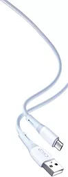 Кабель XO NB225 Silicone Two-Color USB-A - Type-C 12w 2.4a 1м cable Blue - фото Кабель XO NB225 Silicone Two-Color USB-A - Type-C 12w 2.4a 1м cable Blue