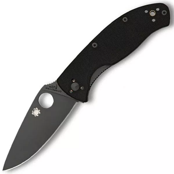 Ніж Spyderco Tenacious Black Blade (C122GBBKP) - фото 1