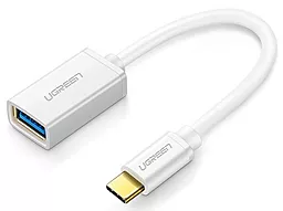 OTG-перехідник Ugreen US154 M-F USB Type-C -> USB 3.0 White