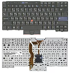 Клавіатура для ноутбуку Lenovo T400 T410 T420 T510 T520 X220 W510 з вказівником Point Stick Black