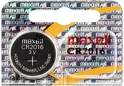 Батарейки Maxell CR2016 1шт 3 V - фото Батарейки Maxell CR2016 1шт 3 V