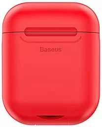 Силіконовий чохол для Apple AirPods Baseus Wireless Charger Case Red (WIAPPOD-09)