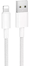 Кабель Borofone BX117 Source USB-A - Lightning 12w 2.4a 1м cable White - фото Кабель Borofone BX117 Source USB-A - Lightning 12w 2.4a 1м cable White