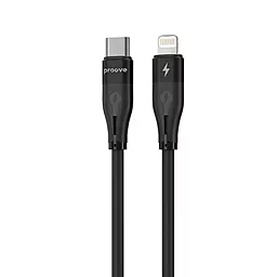 Кабель Proove Soft Silicone USB Type-C - Lightning 27w 3a 1м PD сable Black (CCSO27002101) - фото Кабель Proove Soft Silicone USB Type-C - Lightning 27w 3a 1м PD сable Black (CCSO27002101)