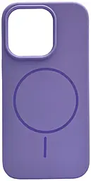 Чохол Silicone Case Full Fine Ring MagSafe для Apple iPhone 15 Pro Elegant Purple - фото Чохол Silicone Case Full Fine Ring MagSafe для Apple iPhone 15 Pro Elegant Purple