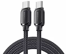 Кабель Essager Jelly Bean USB Type-C - Type-C 100w 5a 1м PD cable Black (EXCTT1-TD01-P) - фото Кабель Essager Jelly Bean USB Type-C - Type-C 100w 5a 1м PD cable Black (EXCTT1-TD01-P)