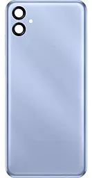 Задняя крышка корпуса Samsung Galaxy A04e A042 со стеклом камеры Light Blue - фото Задняя крышка корпуса Samsung Galaxy A04e A042 со стеклом камеры Light Blue