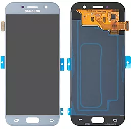 Дисплей Samsung Galaxy A5 A520 2017 з тачскріном, оригінал, Blue