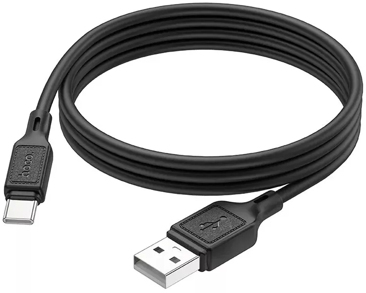 Кабель Hoco X90 Cool Silicone USB-A - Type-C 15w 3a 1м cable Black - фото 3