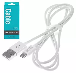 Кабель Nillkin USB-A - micro USB 10.5w 1м cable White - фото Кабель Nillkin USB-A - micro USB 10.5w 1м cable White