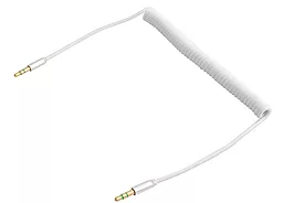 Аудио кабель Voltronic Audio DC3.5 AUX mini Jack 3.5 мм М/М 1.5 м cable white (YT-AUXSGJ-1.5-W) - миниатюра 3