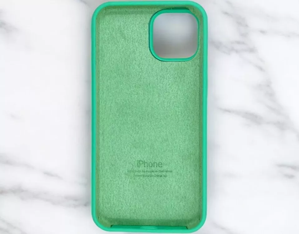Чехол Silicone Case Full для Apple iPhone 12, iPhone 12 Pro Spearmint - фото 2