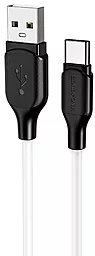Кабель Borofone BX42 USB-A - Type-C 15w 3a 1м cable White - фото Кабель Borofone BX42 USB-A - Type-C 15w 3a 1м cable White