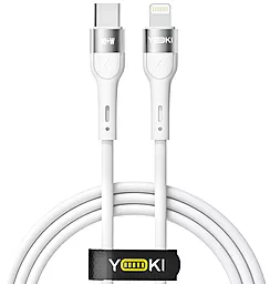 Кабель Yoki YK-EX11 EXTRA USB Type-C - Lightning 30w 3a 1.2м PD сable White - фото Кабель Yoki YK-EX11 EXTRA USB Type-C - Lightning 30w 3a 1.2м PD сable White