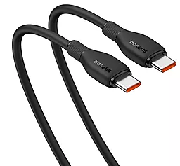 USB PD Кабель Baseus Pudding Series 100w 5a 2m USB Type-C - Type-C cable black (P10355702111-01) - мініатюра 4