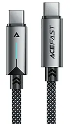 Кабель AceFast C19-03 USB Type-C - Type-C 60w 3a 1.2м PD cable Black - фото Кабель AceFast C19-03 USB Type-C - Type-C 60w 3a 1.2м PD cable Black
