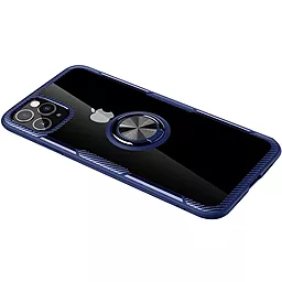 Чехол Deen CrystalRing Apple iPhone 12 Pro, iPhone 12 Clear/Blue
