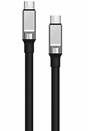 Кабель Walker C915 USB Type-C - Type-C 60w 3a 1м PD cable Black - фото Кабель Walker C915 USB Type-C - Type-C 60w 3a 1м PD cable Black