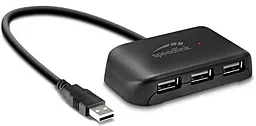 USB хаб (концентратор) Speedlink USB to 4xUSB 3.0 Black (SL-140107-BK)