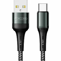 Кабель USB Jellico A20 15w 3.1a USB Type-C cable black