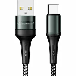Кабель Jellico A20 USB-A - Type-C 15w 3.1a 1м cable Black