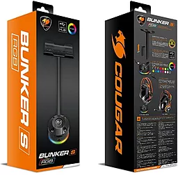 Подставка для наушников Cougar Bunker S RGB Black - миниатюра 4 Подставка для наушников Cougar Bunker S RGB Black - миниатюра 4