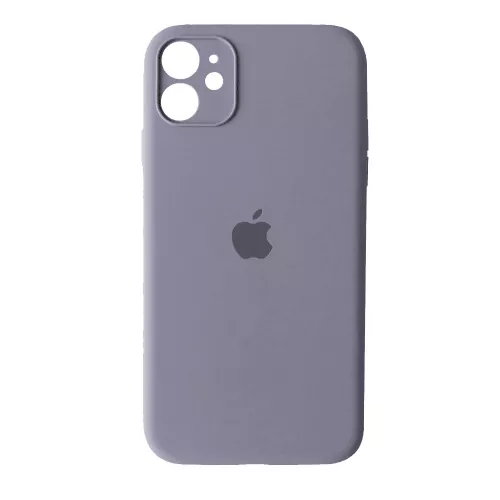 Чохол Silicone Case Full Camera для Apple iPhone 12  lavander grey - фото 1
