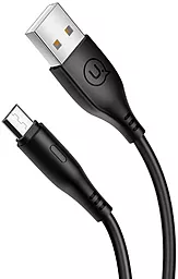 Кабель USB Usams U18 Round micro USB Cable Black (US-SJ268) - миниатюра 2