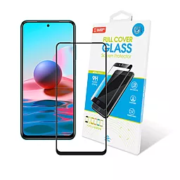 Защитное стекло Global Full Glue для Xiaomi Redmi Note 10 Black (1283126511264)