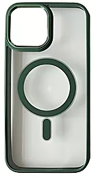 Чехол 1TOUCH Cristal Guard with MagSafe для Apple iPhone 11 Pro Max Dark Green