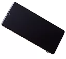 Дисплей Samsung Galaxy Note 10 Lite N770 с тачскрином и рамкой, сервисный оригинал, Silver - миниатюра 2