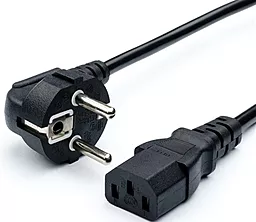 Мережевий кабель CEE 7/7 - IEC C13 3м 0.75мм Black Atcom