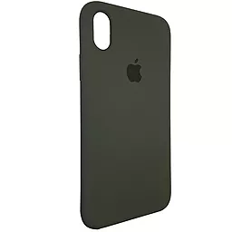 Чехол Silicone Case Full для Apple iPhone XR Dark Olive