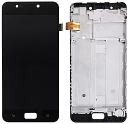 Дисплей Asus ZenFone 4 Max ZC520KL (X00HD) с тачскрином и рамкой, Black - фото Дисплей Asus ZenFone 4 Max ZC520KL (X00HD) с тачскрином и рамкой, Black