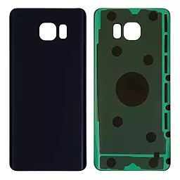 Задняя крышка корпуса Samsung Galaxy Note 5 N920, без логотипа Black Sapphire - фото Задняя крышка корпуса Samsung Galaxy Note 5 N920, без логотипа Black Sapphire