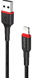 Кабель ColorWay USB-A - Lightning 12w 2.4a 1м cable Black (CW-CBUL064-BK) - фото Кабель ColorWay USB-A - Lightning 12w 2.4a 1м cable Black (CW-CBUL064-BK)