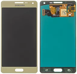 Дисплей Samsung Galaxy A5 A500 2015 с тачскрином, (OLED), Gold - фото Дисплей Samsung Galaxy A5 A500 2015 с тачскрином, (OLED), Gold