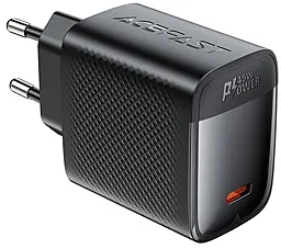 Сетевое зарядное устройство AceFast A112 45w GaN PD USB-C fast charger black - фото Сетевое зарядное устройство AceFast A112 45w GaN PD USB-C fast charger black