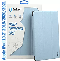 Чохол для планшету BeCover Tri Fold Soft TPU Silicone для Apple iPad 10.2" 7 (2019), 8 (2020), 9 (2021)  Light Blue (708515)