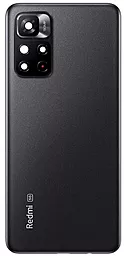 Задня кришка корпусу Xiaomi Redmi Note 11T 5G / Redmi Note 11S 5G зі склом камери Matte Black