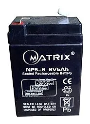 Акумуляторна батарея Matrix 6V 5Ah (NP5-6)